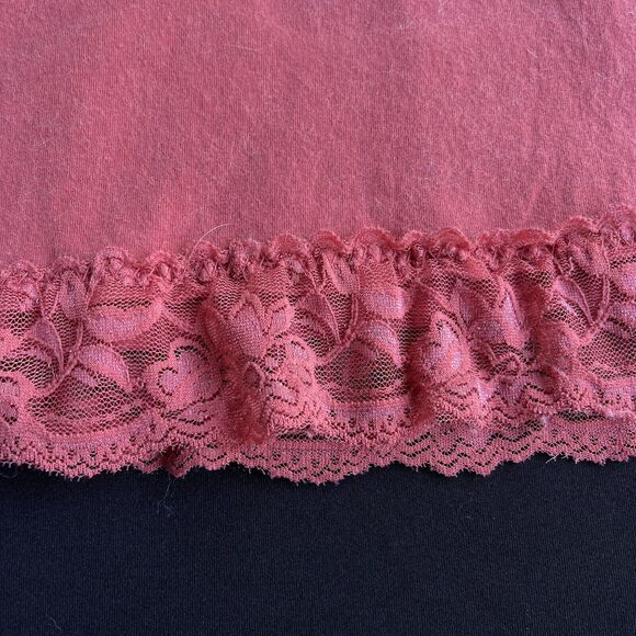 Bozzolo Camisole Tank Top Womens Plus Size 3X Lace Trim Y2K Adjustable Dainty - Picture 6 of 12